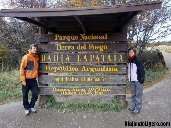 Fin ruta 3 Parque Nacional de Tierra de Fuego