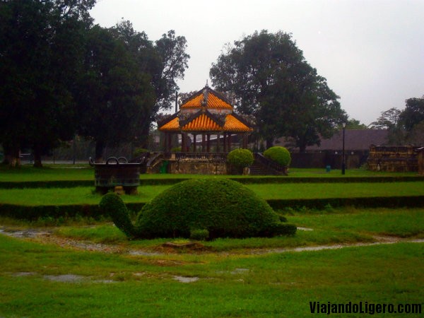 Jardines en la Ciudad Imperial de Hue